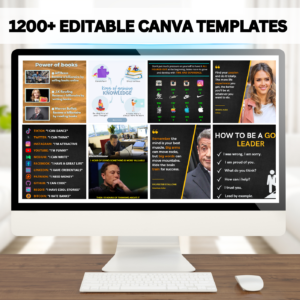 1200+ CANVA TEMPLATES – Assorted Digital Posts