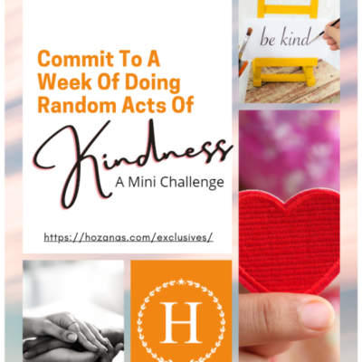 Commit to a Week of Doing Random Acts of Kindness