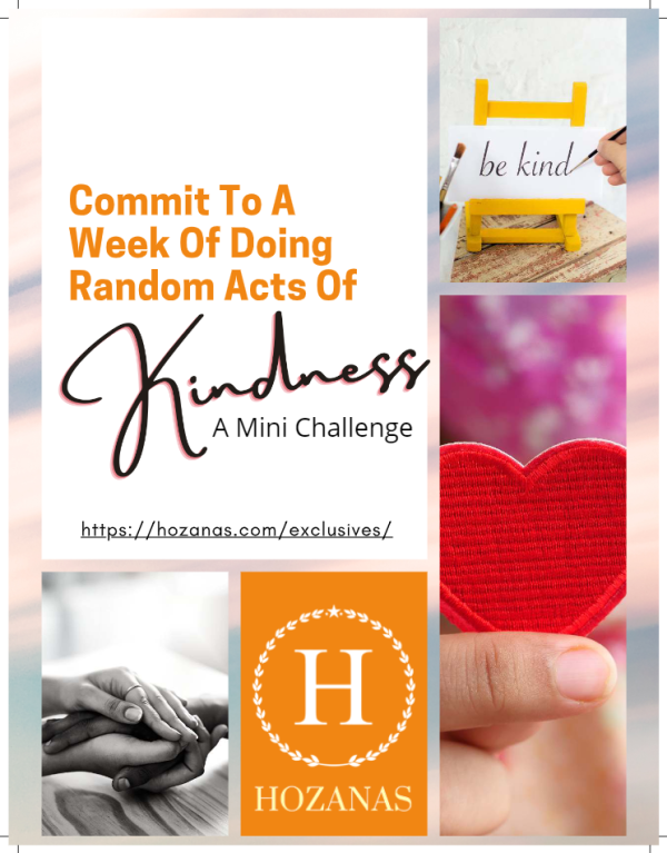 Commit to a Week of Doing Random Acts of Kindness
