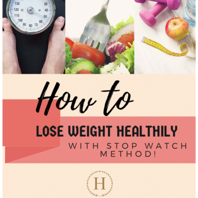 How to Lose Weight Healthily with Stop Watch Method