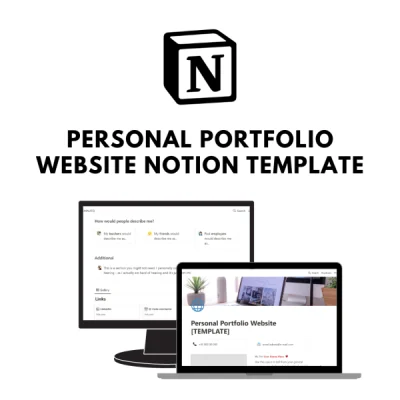 Personal Portfolio Website Notion Template