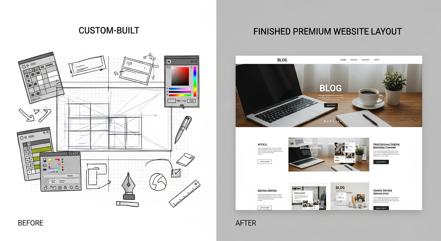 Custom Website vs Premium Website for Sale, Which Should You Choose?